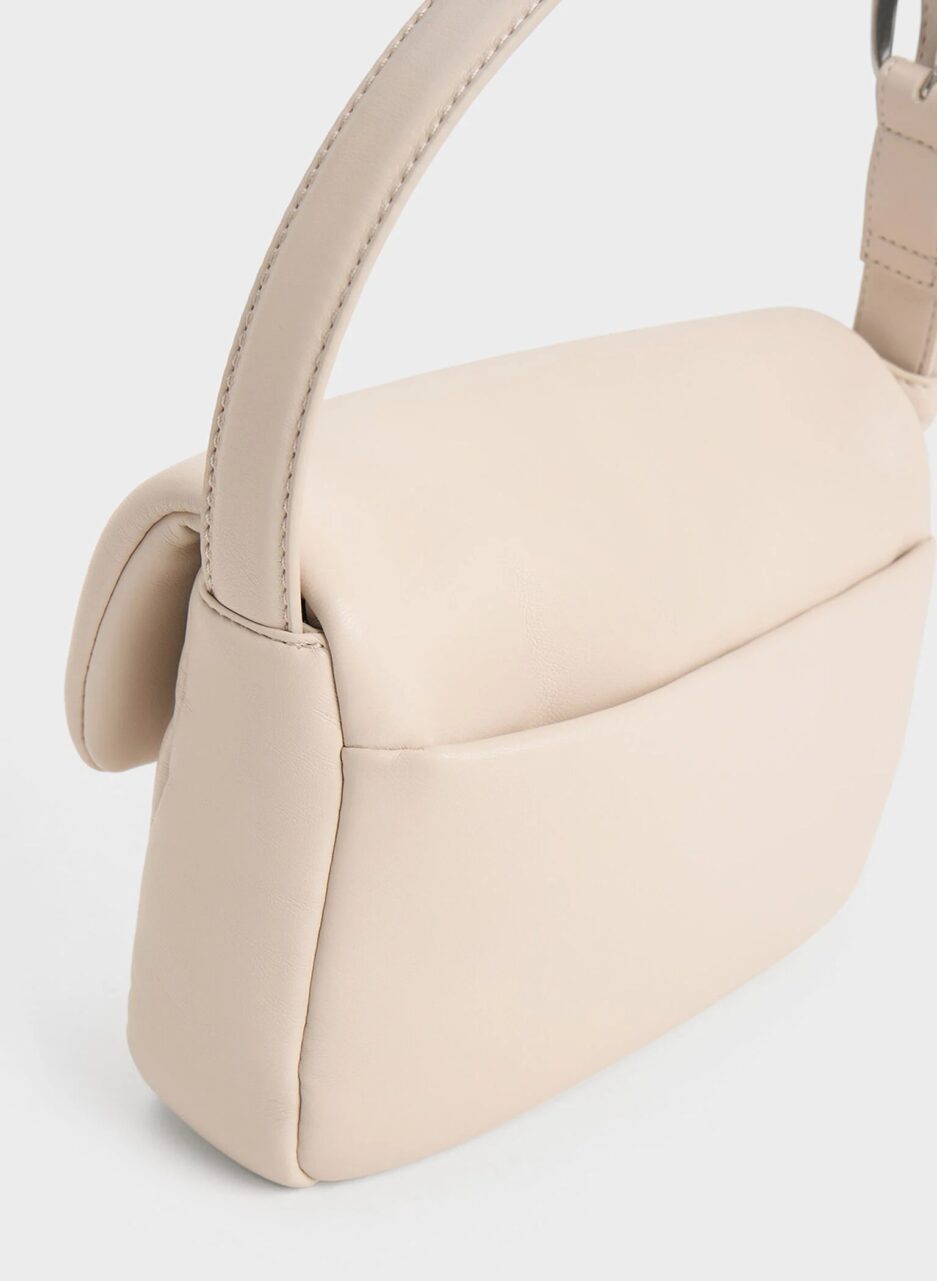Moore Padded Shoulder Bag - Ivory - 图片 2
