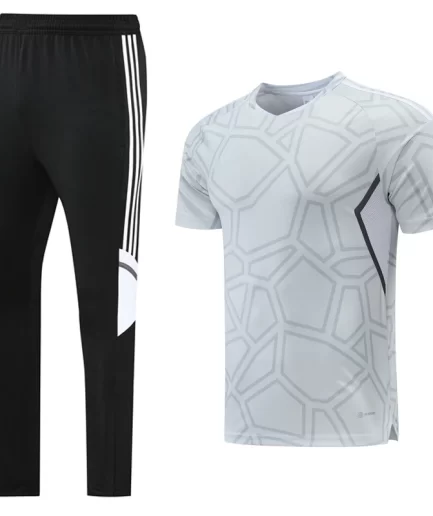 Light Grey Training Tracksuit Set - Style A (S-2XL)
