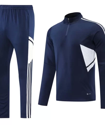 Navy Blue Training Tracksuit Set - Style A (S-2XL)
