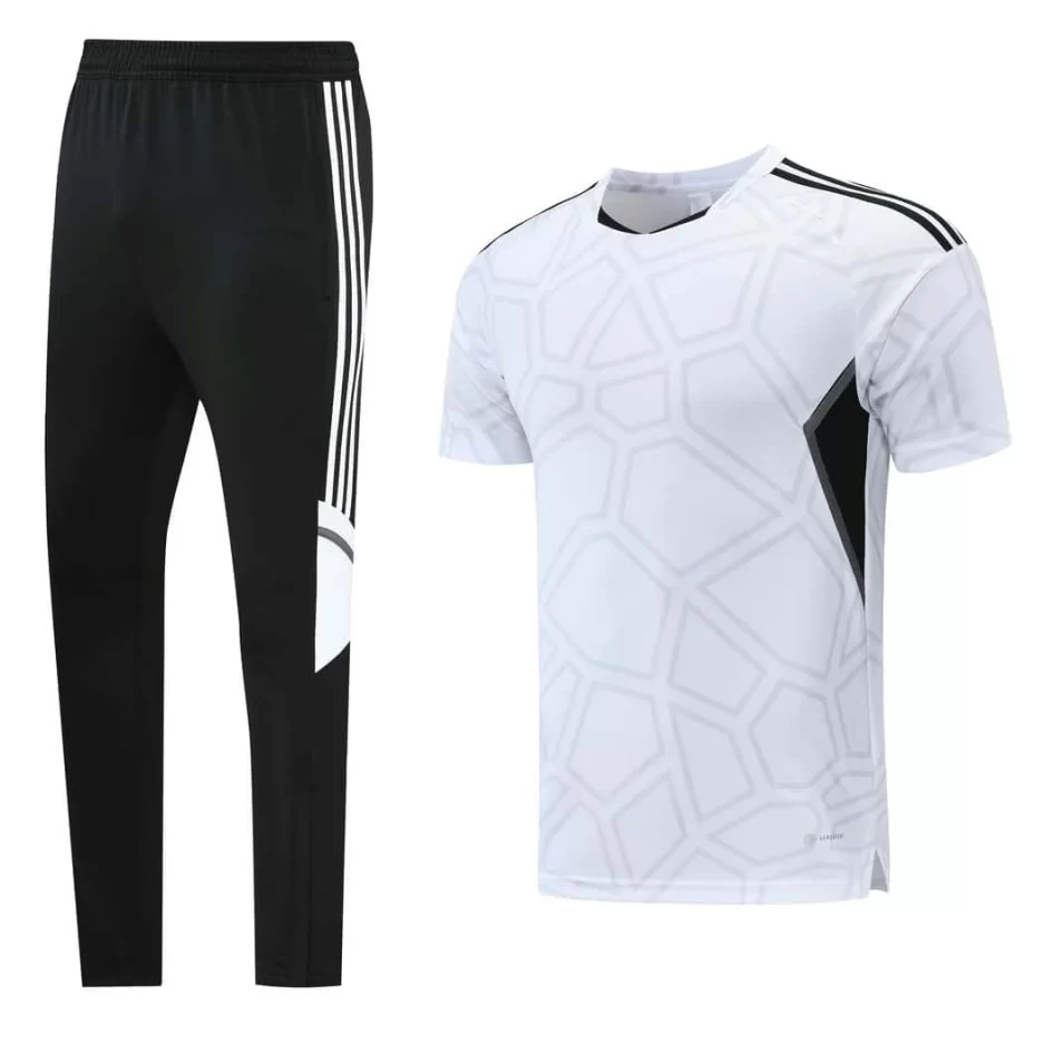 White Training Tracksuit Set - Style A (S-2XL)