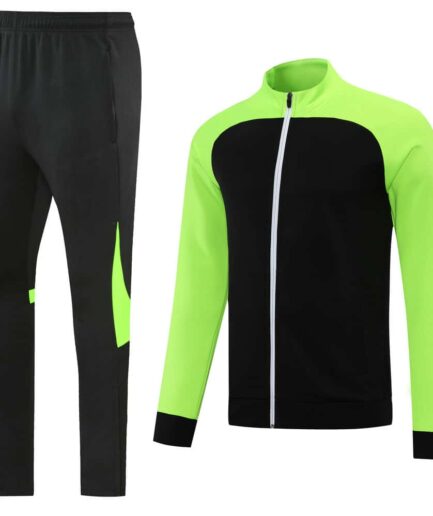 Black & Green Training Tracksuit Set - Style D (S-2XL)
