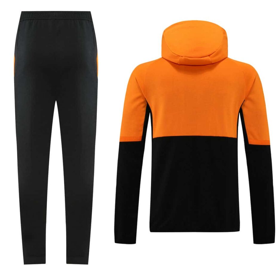 Black & Orange Training Tracksuit Set - Style A (S-2XL) - 图片 5