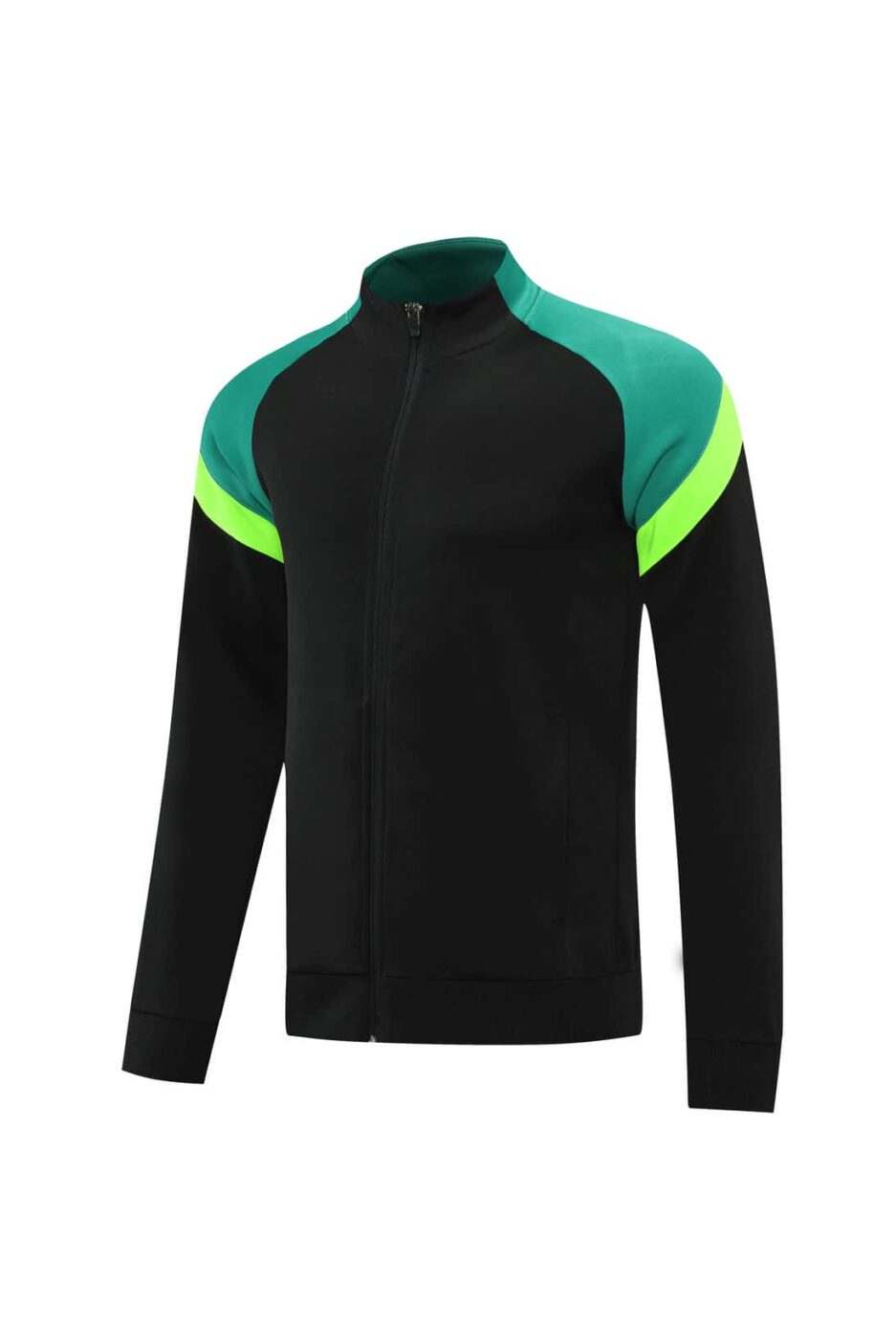 Black & Green Training Tracksuit Set - Style C (S-2XL) - 图片 5