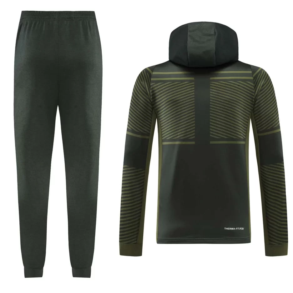 Dark Green Training Tracksuit Set - Style A (S-2XL) - 图片 7