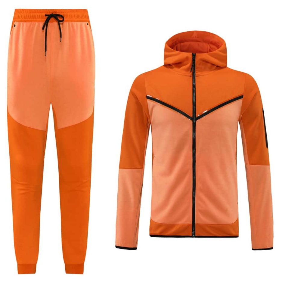 Orange Training Tracksuit Set - Style A (S-2XL) - 图片 8