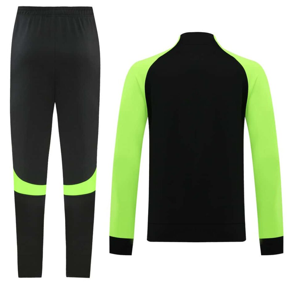 Black & Green Training Tracksuit Set - Style D (S-2XL) - 图片 3