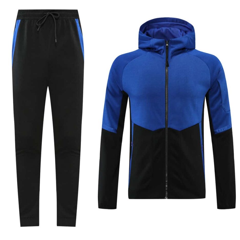 Black & Blue Training Tracksuit Set - Style D (S-2XL) - 图片 8